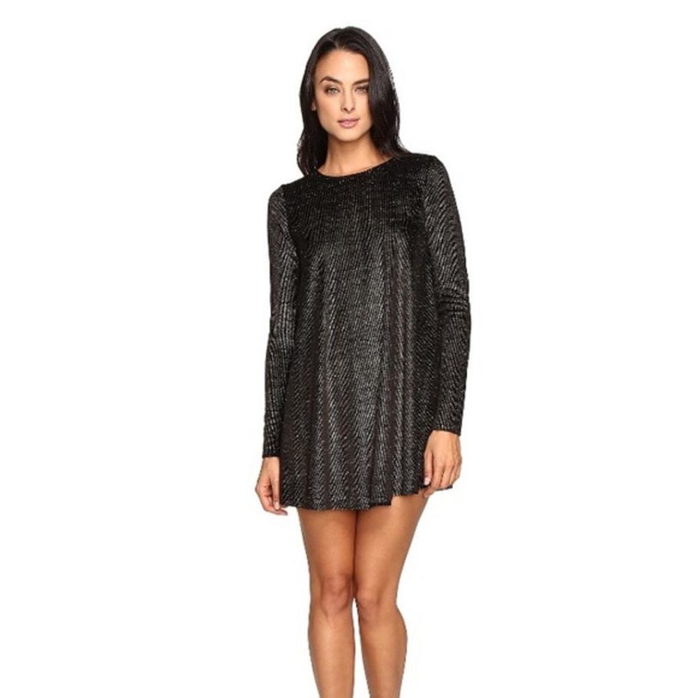 Show Me Your Mumu Tyler Tunic Dress Golden Glam Size M - Picture 2 of 9